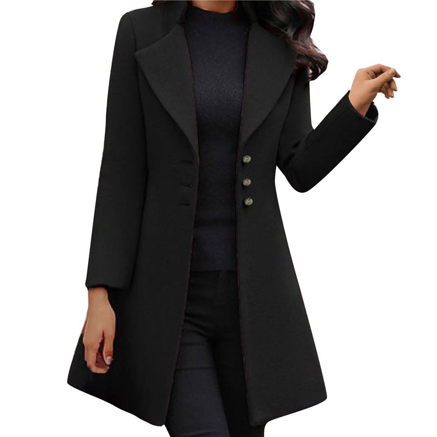 Elegante Damenjacke Italienischer Stil Langärmlig - IdealeKleiden