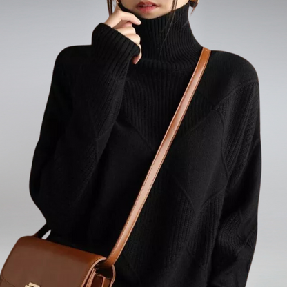 Elegant Women's Modern Turtleneck Sweater