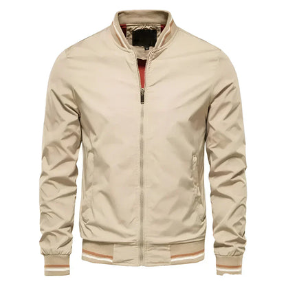 Men's Bomber Jacket Zipper Sporty Casual