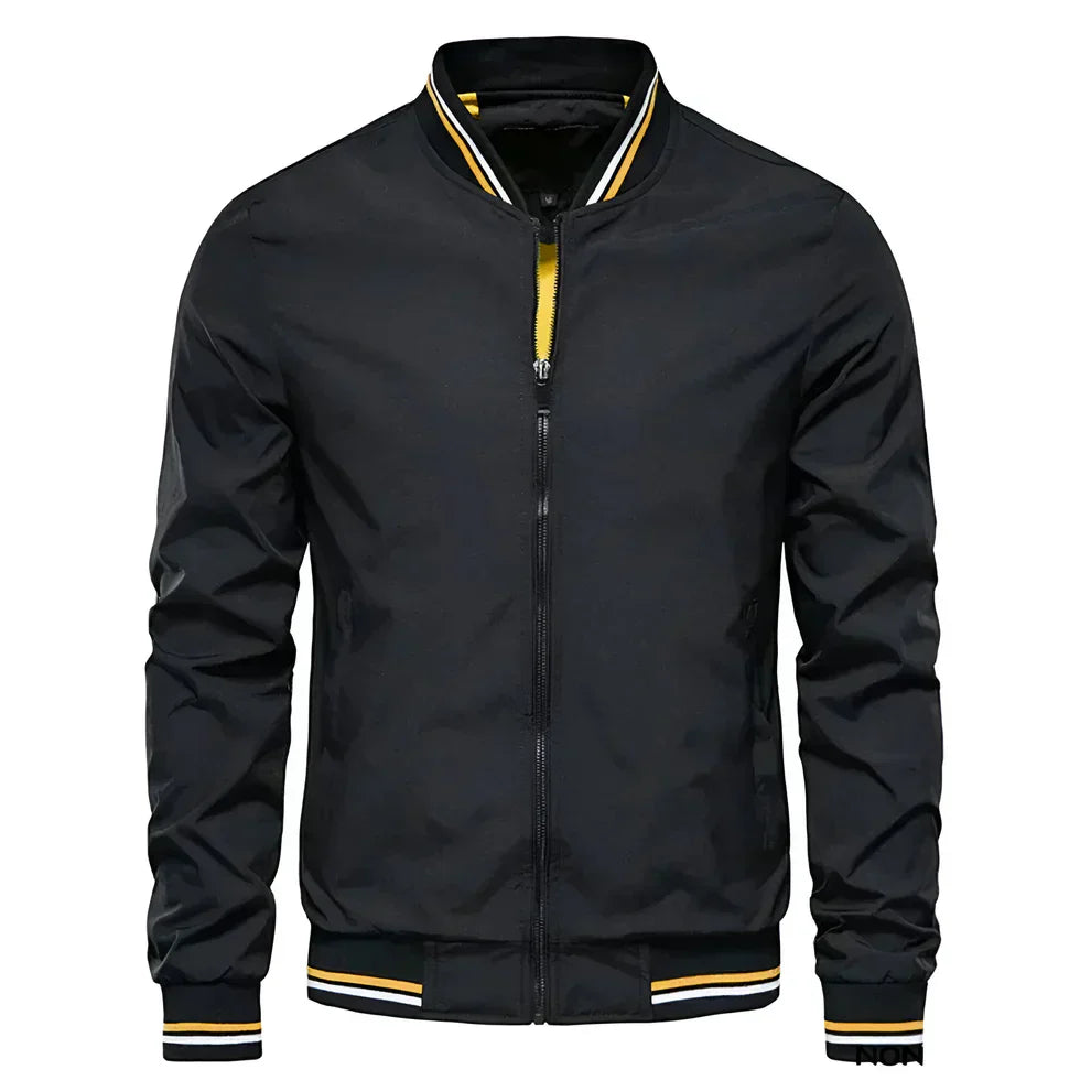 Men's Bomber Jacket Zipper Sporty Casual