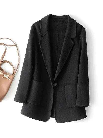 Stylish Women's Coat Elegant Loose Design