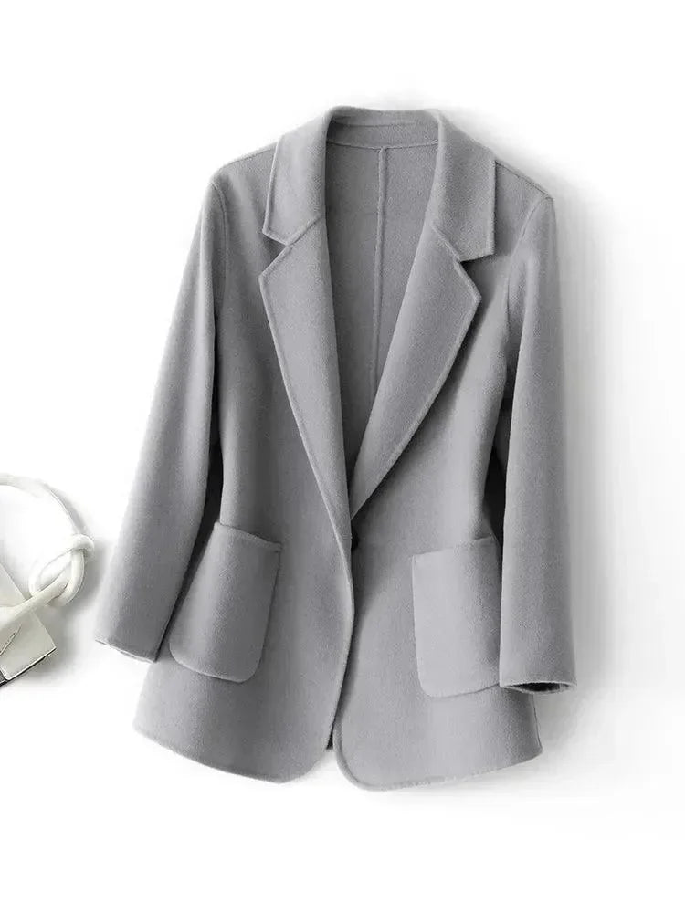 Stylish Women's Coat Elegant Loose Design