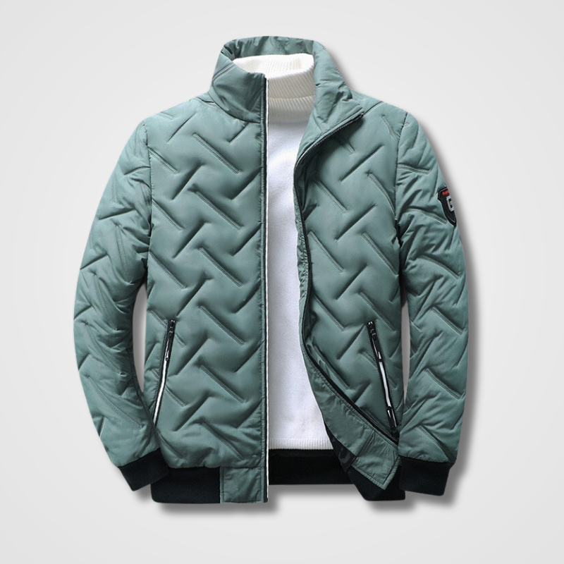 Stylish Men's Bomber Jacket Modern Design