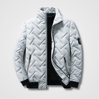 Stylish Men's Bomber Jacket Modern Design