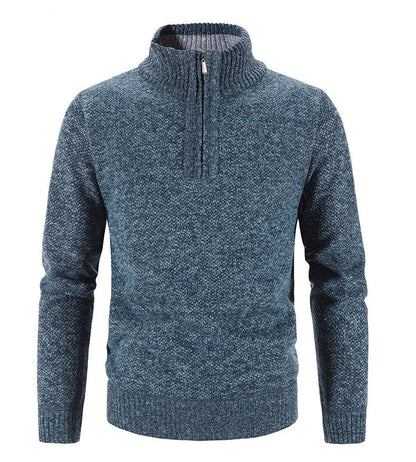 Stylish Men's Jumper with Half-Zip