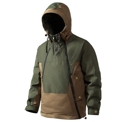 Herren Winterjacke Modern Doppelreißverschluss - IdealeKleiden