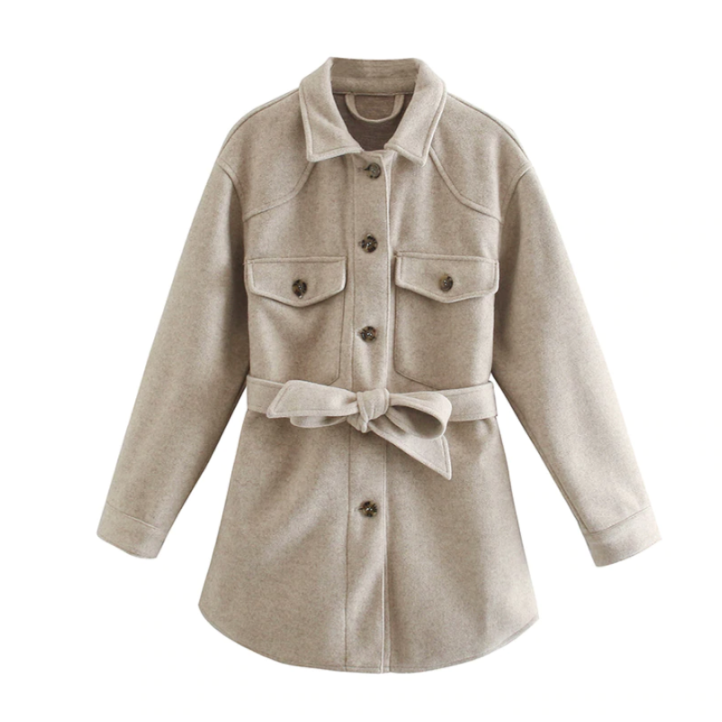 Fashionable Women's Mid-length Elegant Jacket