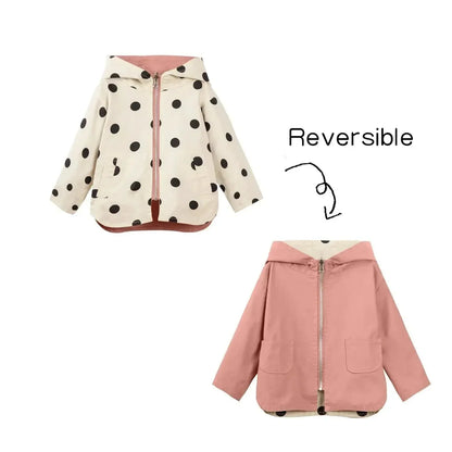 Stylish Kids' Polka Dot Jacket