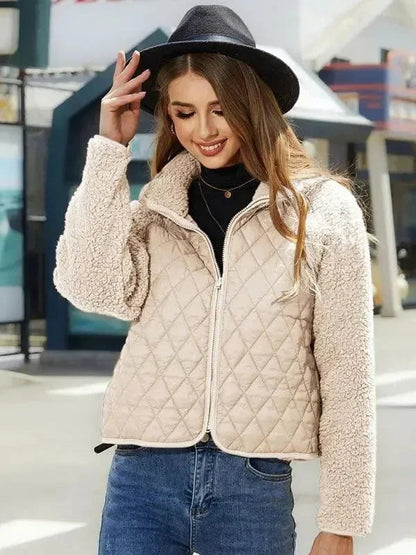 Fashionable Women's Jacket Slim Fit Design