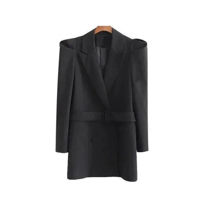 Elegant Women's Blazer Vintage Look Long