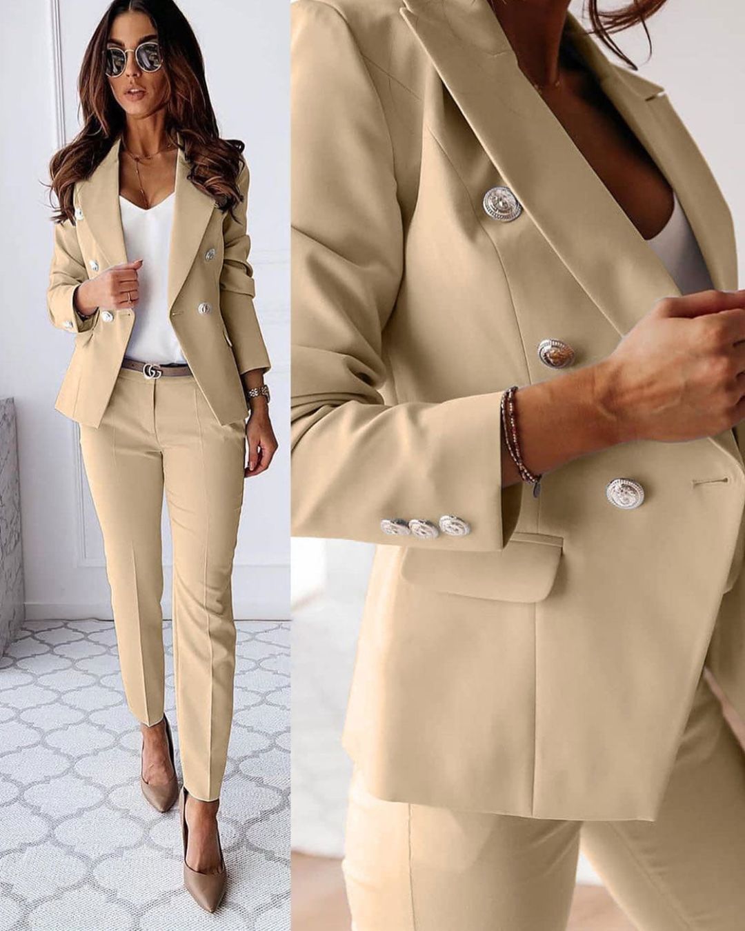 Damen Business-Anzug Slim Fit