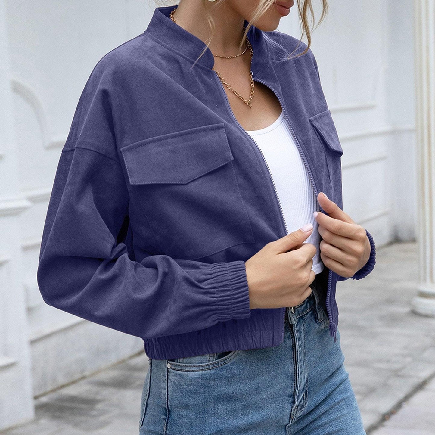 Fashionable Women's Jacket Elegant and Versatile