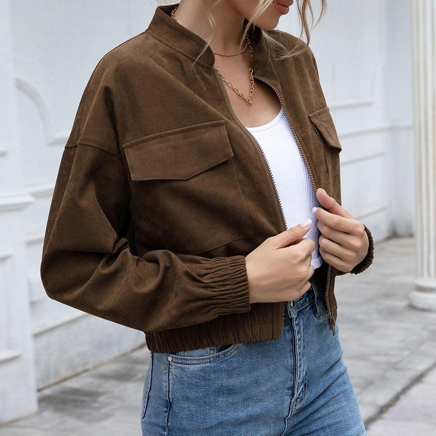 Fashionable Women's Jacket Elegant and Versatile