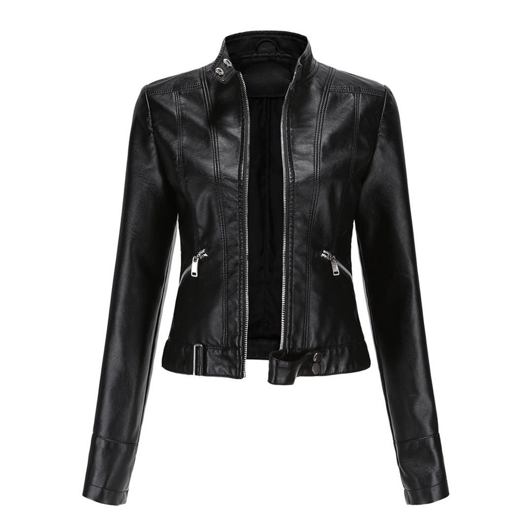 Elegante Lederjacke Damen Klassiker