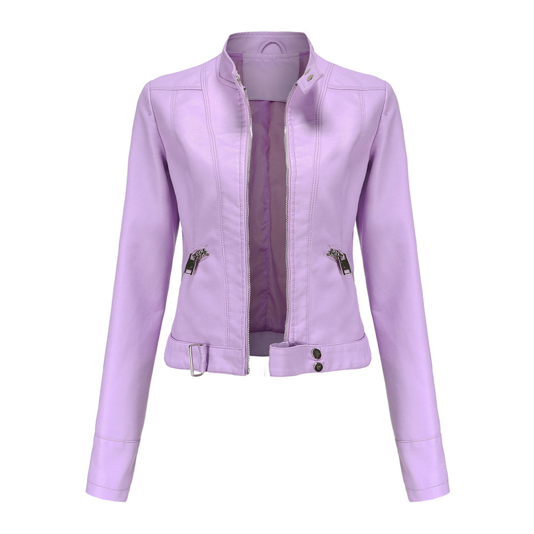 Elegante Lederjacke Damen Klassiker