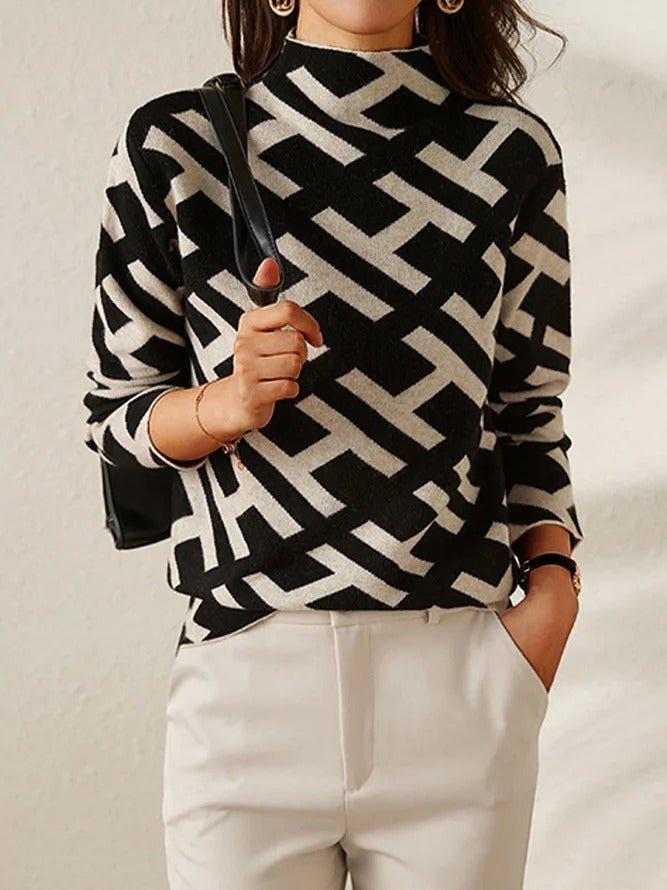 Modische Damenpullover Elegant - IdealeKleiden