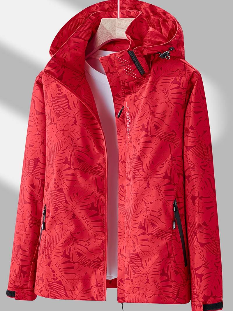 Women's Waterproof Hooded Jacket Lightweight & Stylish