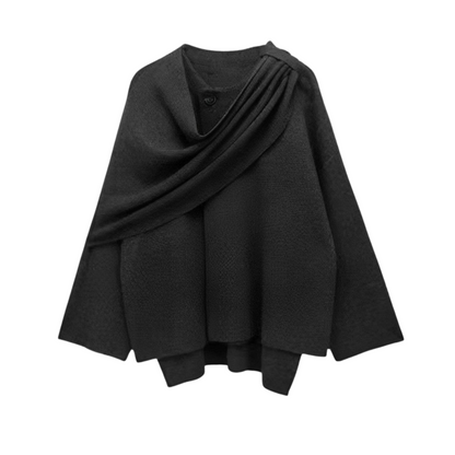Stylish Women's Winter Poncho Elegant