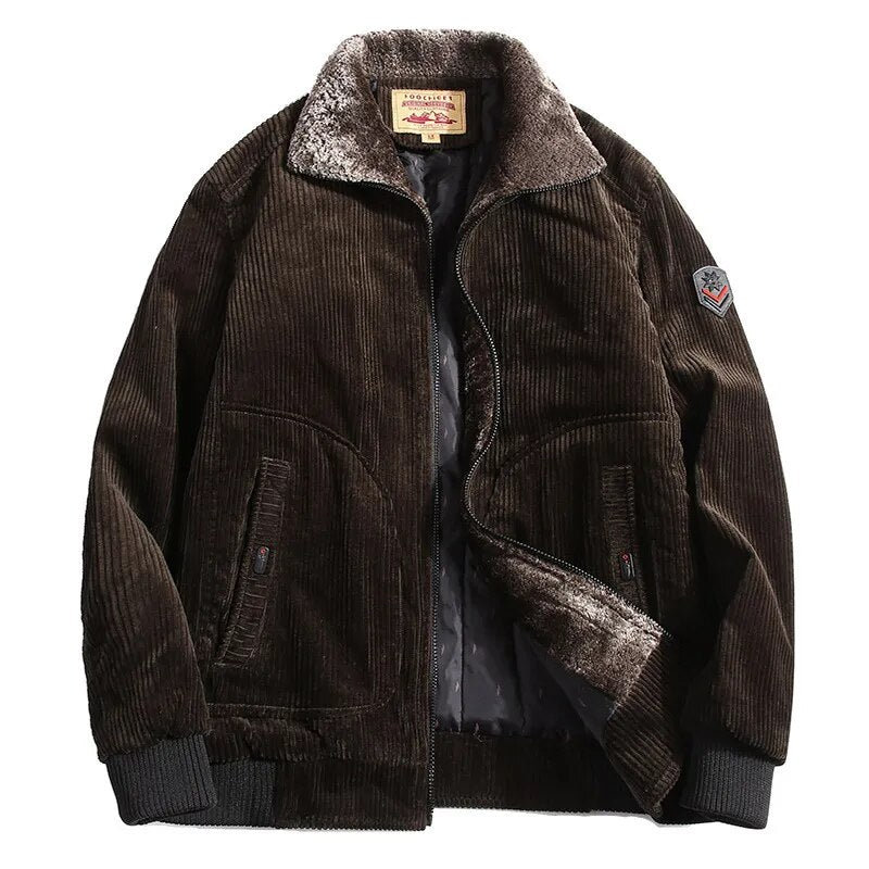Stylish Men's Winter Coat Wool Blend Modern