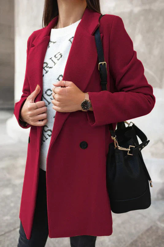 Stylish Women's Winter Coat Wool Coat Elegant