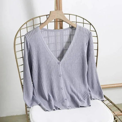 Women's Scarf Knitted Sweater Warm