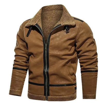 Men's Suede Jacket Modern Swedish Style