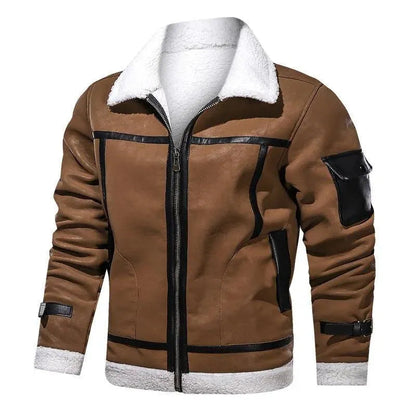 Men's Suede Jacket Modern Swedish Style