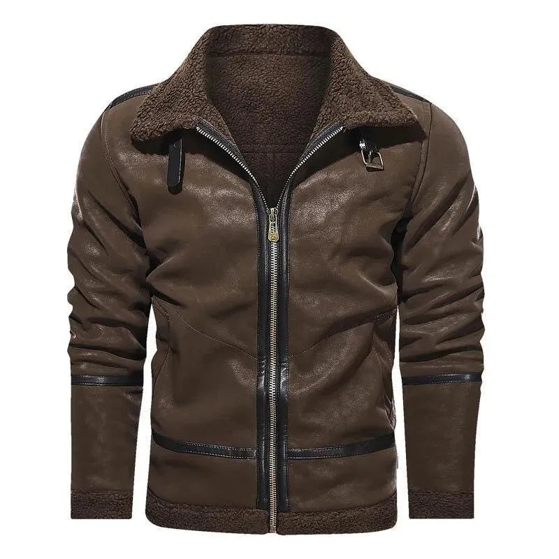 Men's Suede Jacket Modern Swedish Style