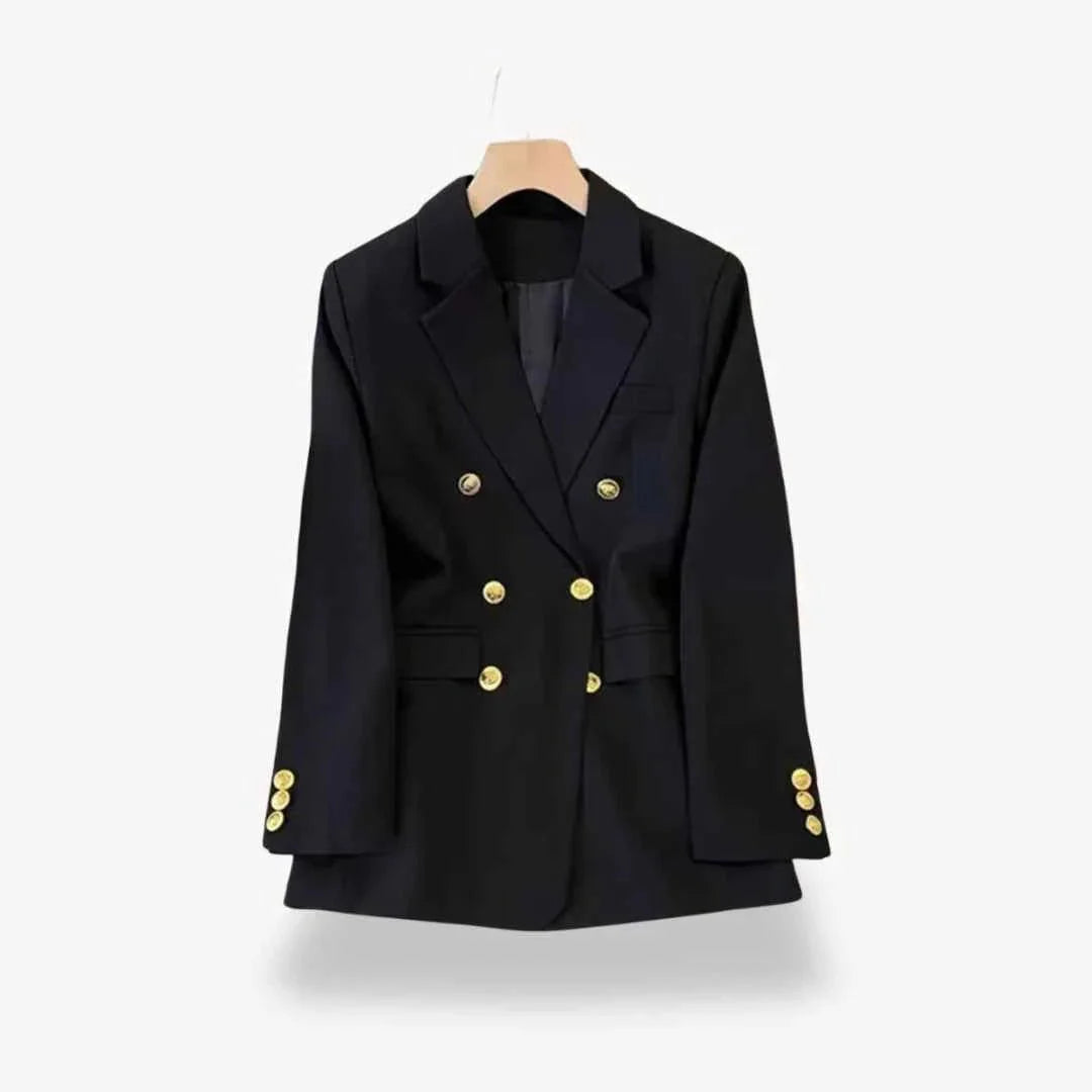 Men's slim-fit double-breasted blazer