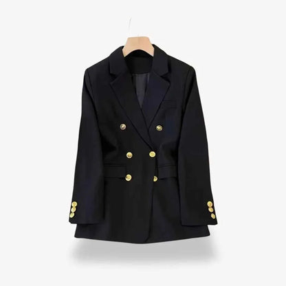Men's slim-fit double-breasted blazer