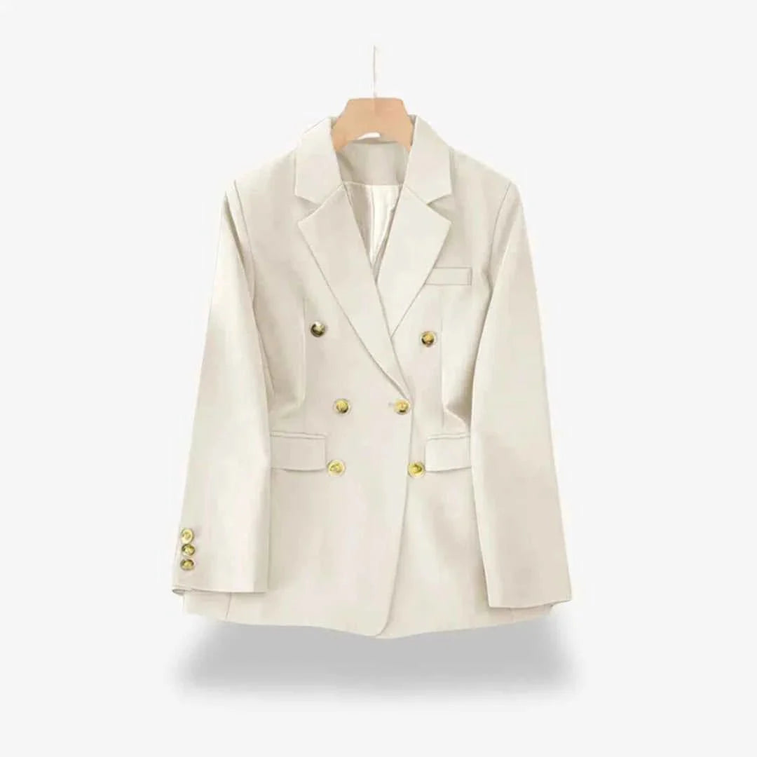 Men's slim-fit double-breasted blazer