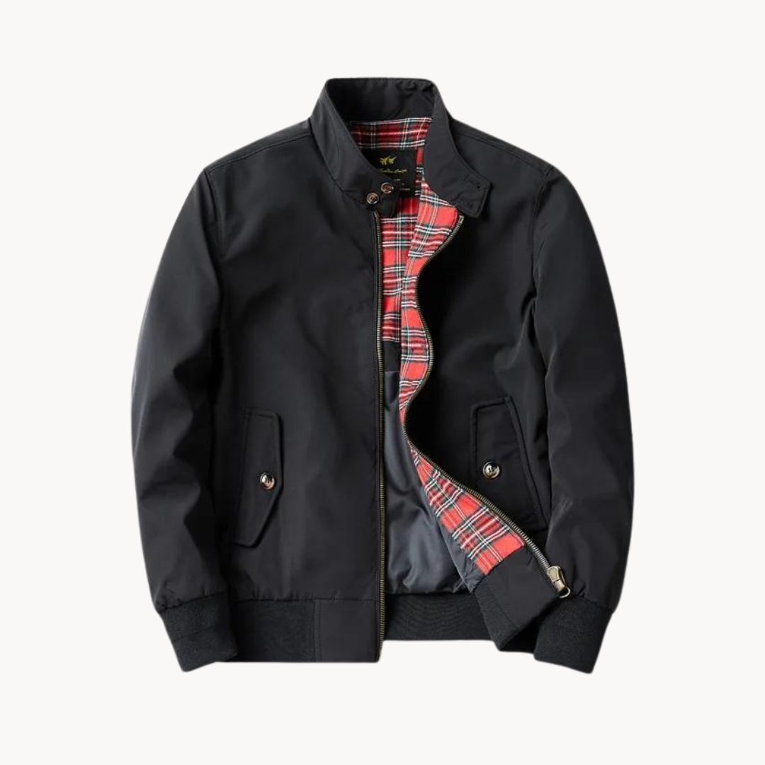 Men's Harrington Jacket Camden Heritage - Lined Tartan Style