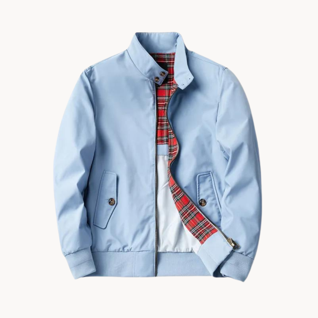 Men's Harrington Jacket Camden Heritage - Lined Tartan Style