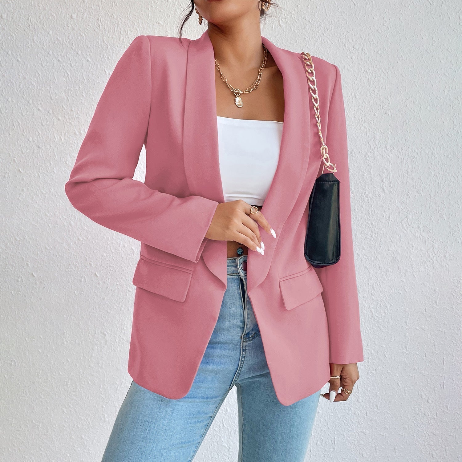 Zeitloser Klassiker Blazer Elegante Damenjacke - IdealeKleiden