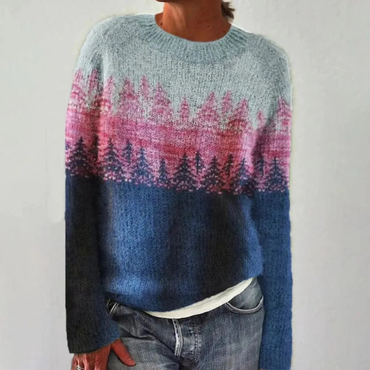Herbstpullover Retro Style