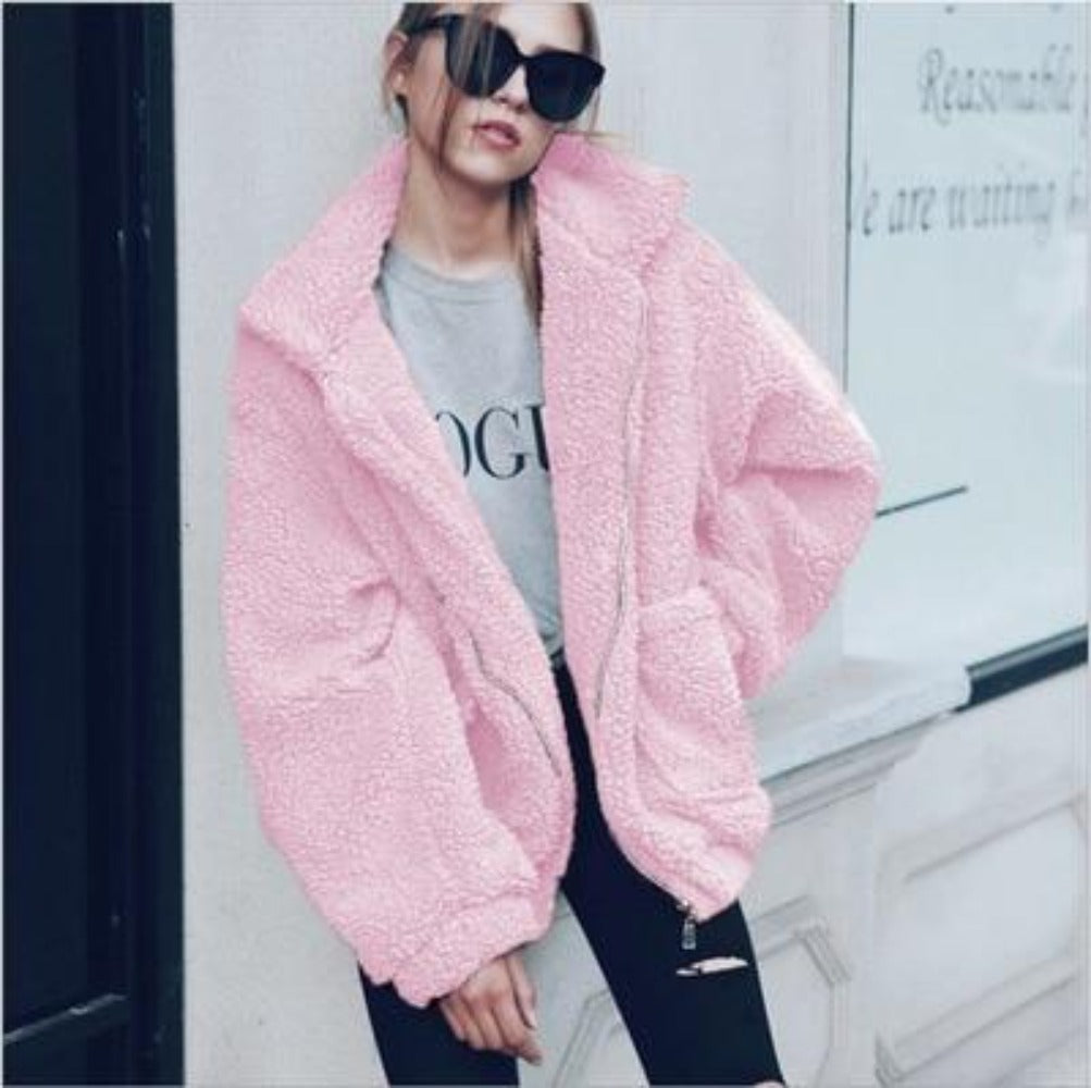 Teddy Coat Oversized Soft Fleece Zipper