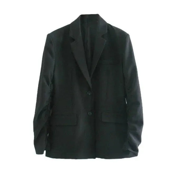 Elegant Women's Blazer - Business Formal Black