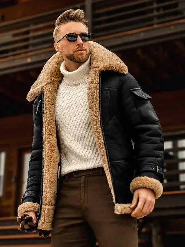 Men's Winter Parka Thick Fur Coat
