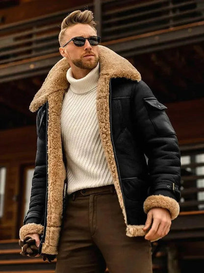 Men's Winter Parka Thick Fur Coat