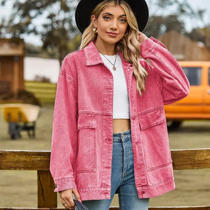 Elegant Women's Denim Jacket Trend