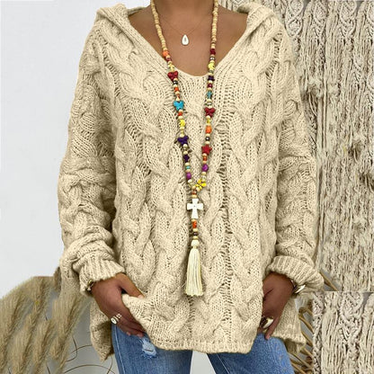 Stylish Cable Knit Sweater for Women - Timeless and Elegant