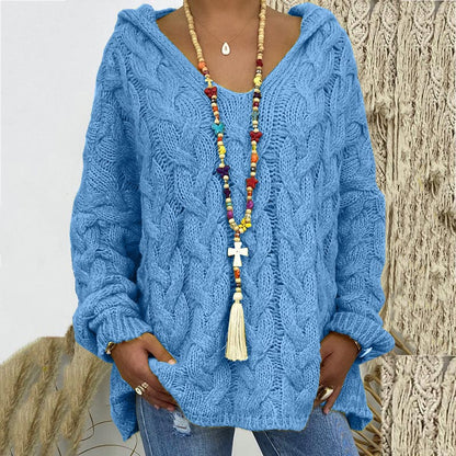 Stylish Cable Knit Sweater for Women - Timeless and Elegant