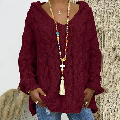 Stylish Cable Knit Sweater for Women - Timeless and Elegant