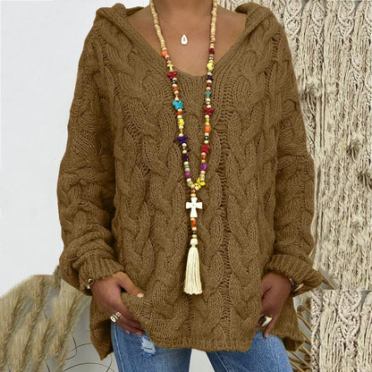 Stylish Cable Knit Sweater for Women - Timeless and Elegant