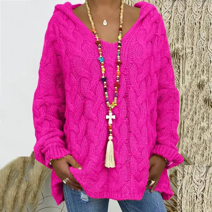 Stylish Cable Knit Sweater for Women - Timeless and Elegant