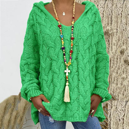 Stylish Cable Knit Sweater for Women - Timeless and Elegant