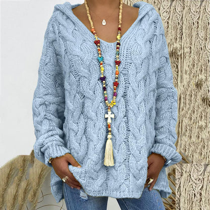 Stylish Cable Knit Sweater for Women - Timeless and Elegant