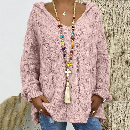 Stylish Cable Knit Sweater for Women - Timeless and Elegant