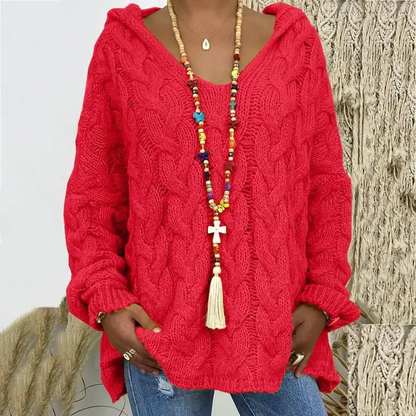 Stylish Cable Knit Sweater for Women - Timeless and Elegant