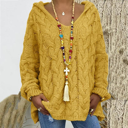 Stylish Cable Knit Sweater for Women - Timeless and Elegant